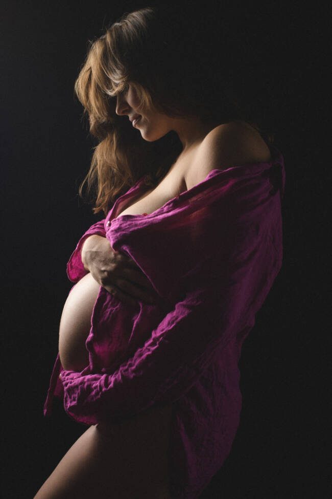 Babybauch im Studio Koeln