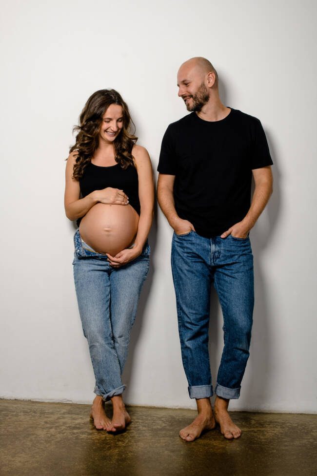 Babybauch im Studio Koeln