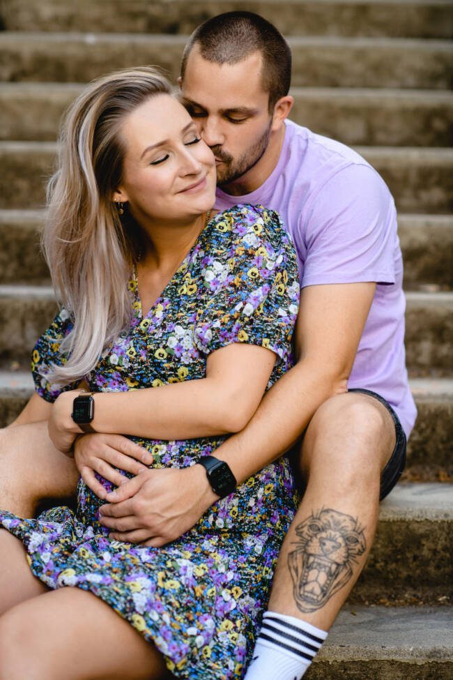 Schwangerschaftsbauch Outdoorfotos Koeln