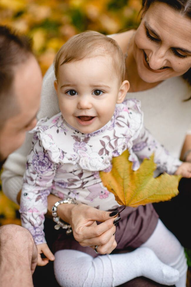 Winterliches Outdoor Familienfotoshooting